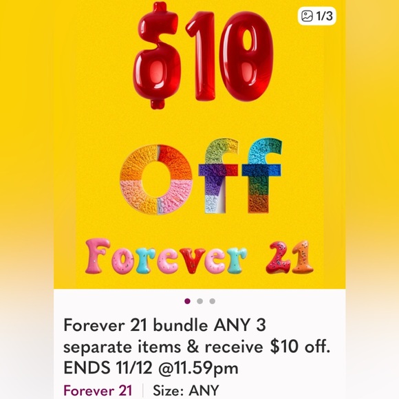 Forever 21 3X halter heart top - Picture 7 of 7